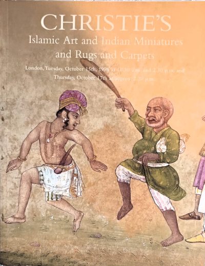 Christie’s ~ Islamic Art, Indian Miniatures, Rugs and Carpets ~ London ~ 15.-17. 10. 1996 Auction Catalogues 3