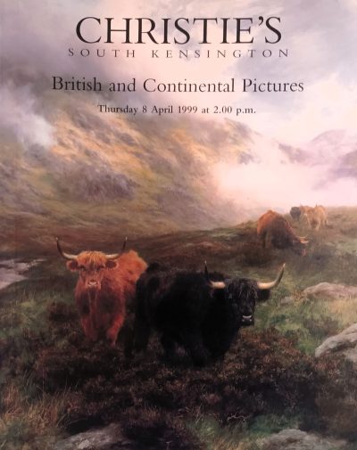 Christie’s ~ British & Continental Pictures ~ London ~ 08. 04. 1999 Auction Catalogues 3