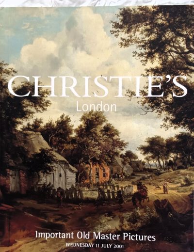 Christie’s ~ Important Old Master Pictures ~ London ~ 11. 07. 2001 Auction Catalogues 3