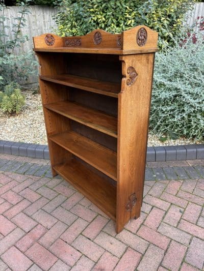 Arts & Crafts Walnut Bookcase c1910 Arts & Crafts Bookcase Antique Bookcases 15