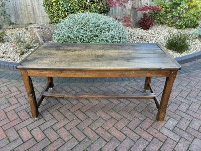 18th Century Oak Refectory Farmhouse Dining Table 18th century Antique Furniture 3