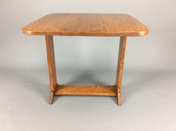 Arts and Crafts Occasional Drop Leaf Table Arts and Crafts Antique Furniture 5