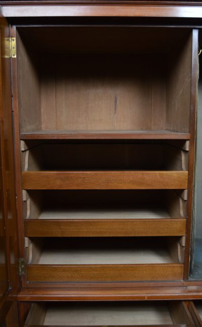 Edwardian Walnut Linen Press SAI3524 Antique, Walnut, Antique Cabinets 9