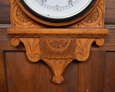 Victorian Oak Barometer By W Watson & Sons SAI3529 - Image 5