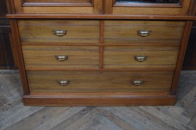 Edwardian Walnut Linen Press SAI3524 Antique, Walnut, Antique Cabinets 16