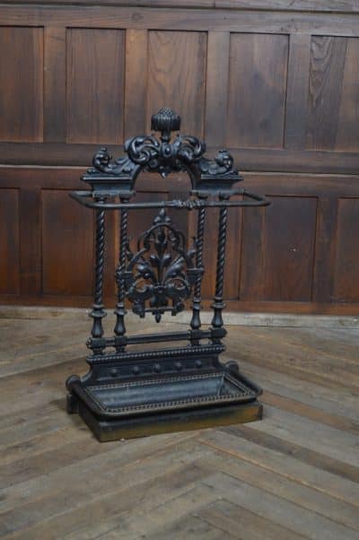 Victorian Cast Iron Stick Stand SAI3508 stick stand Antique Furniture 3