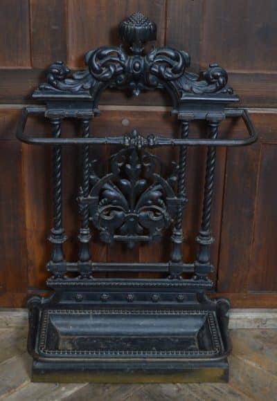 Victorian Cast Iron Stick Stand SAI3508 stick stand Antique Furniture 11