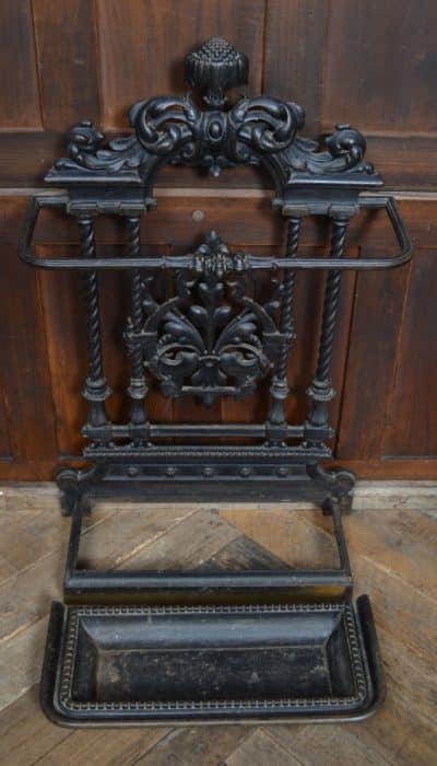 Victorian Cast Iron Stick Stand SAI3508 stick stand Antique Furniture 7