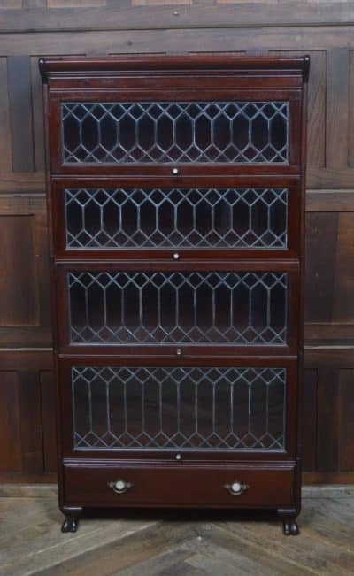 Edwardian Mahogany Sectional Bookcase SAI3272 Antique Bookcases 4