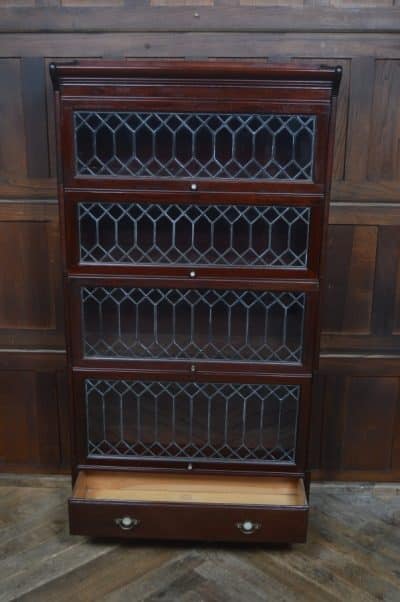 Edwardian Mahogany Sectional Bookcase SAI3272 Antique Bookcases 17