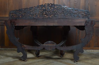 Padouk Demi-lune Console Table SAI3542 Anglo Indian Antique Furniture 20