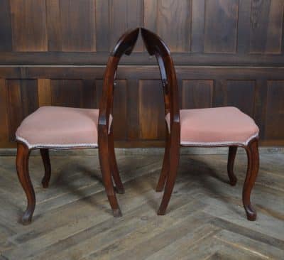 Pair Of Victorian Balloon Back Chairs SAI3178 Antique Chairs 6