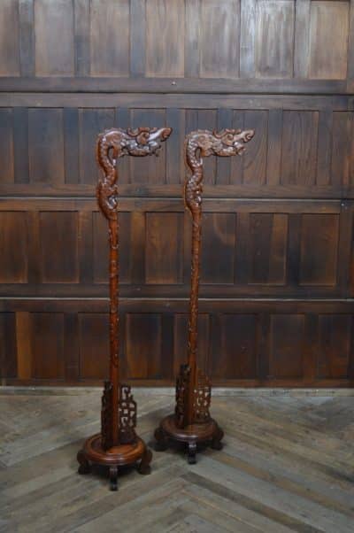 Chinese Hardwood Dragon Lantern Stand SAI3510 Chinese Miscellaneous 3