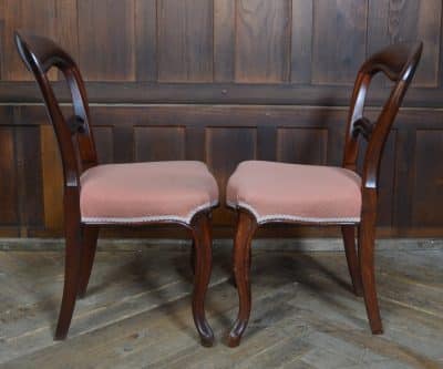 Pair Of Victorian Balloon Back Chairs SAI3178 Antique Chairs 4