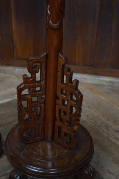 Chinese Hardwood Dragon Lantern Stand SAI3510 - Image 11