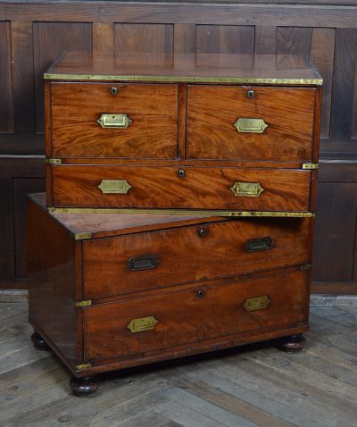 Mahogany Campaign Chest SAI3533 campaign chest Antique Chest Of Drawers 11