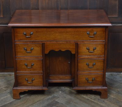 Edwardian Mahogany Knee Hole Desk SAI3539 Edwardian Antique Desks 3