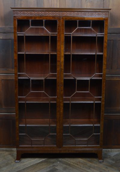 Edwardian Mahogany Bookcase/ Display Cabinet SAI3528 - Image 2