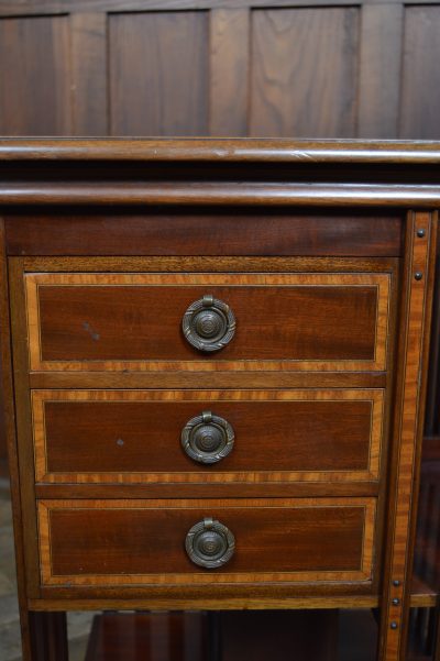 Mahogany Revolving Bookcase By John Taylor Of Edinburgh SAI3558 Mahogany Antique Bookcases 5