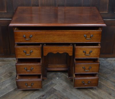 Edwardian Mahogany Knee Hole Desk SAI3539 Edwardian Antique Desks 6