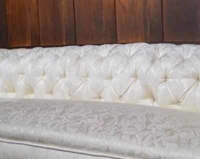 Victorian Oak Damask Sofa SAI3521 Victorian Antique Sofas 7