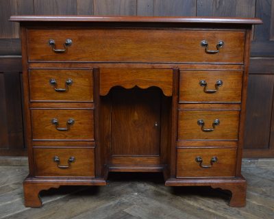 Edwardian Mahogany Knee Hole Desk SAI3539 Edwardian Antique Desks 7