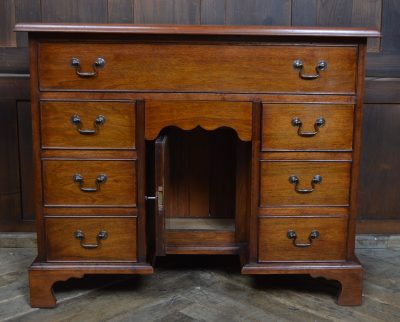 Edwardian Mahogany Knee Hole Desk SAI3539 Edwardian Antique Desks 8