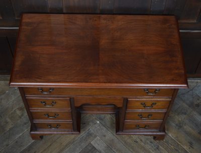 Edwardian Mahogany Knee Hole Desk SAI3539 Edwardian Antique Desks 9