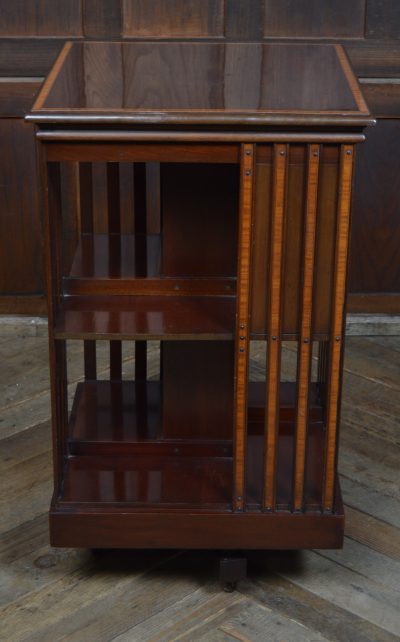 Mahogany Revolving Bookcase By John Taylor Of Edinburgh SAI3558 Mahogany Antique Bookcases 10