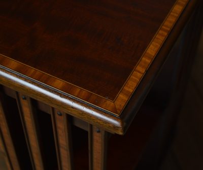 Mahogany Revolving Bookcase By John Taylor Of Edinburgh SAI3558 Mahogany Antique Bookcases 11