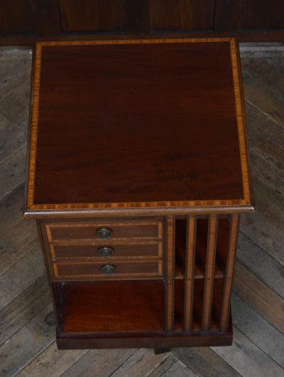 Mahogany Revolving Bookcase By John Taylor Of Edinburgh SAI3558 Mahogany Antique Bookcases 12