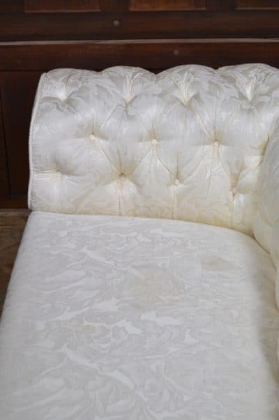 Victorian Oak Damask Sofa SAI3521 Victorian Antique Sofas 12