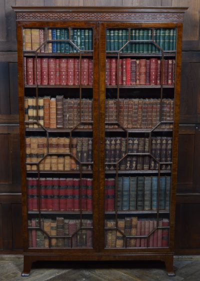 Edwardian Mahogany Bookcase/ Display Cabinet SAI3528 Edwardian Antique Bookcases 14