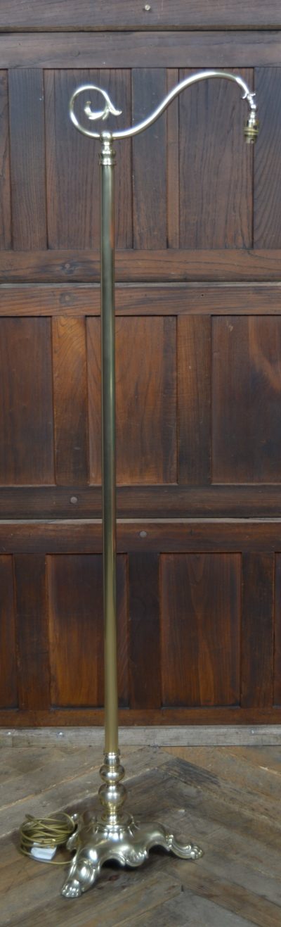 Edwardian Brass Floor Standing Lamp SAI3565 brass Antique Lighting 3