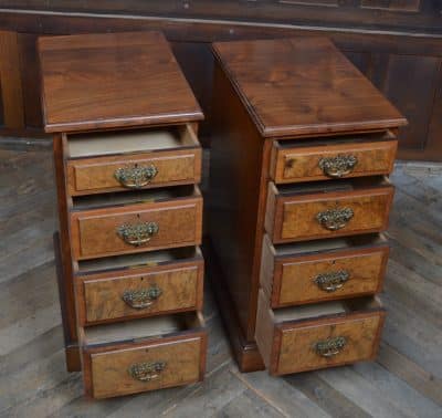 Pair Of Victorian Walnut Bedside Drawers SAI3515 Antique, Walnut, Antique Chest Of Drawers 11