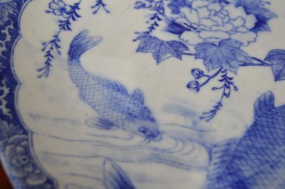 Japanese Blue & White Plate SAI3566 - Image 2