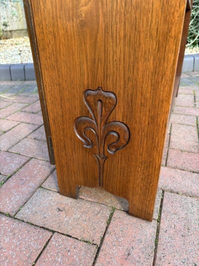 Arts & Crafts Walnut Bookcase c1910 Arts & Crafts Bookcase Antique Bookcases 12