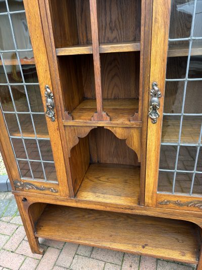 Arts & Crafts Bookcase Cabinet Arts & Crafts Antique Bookcases 14