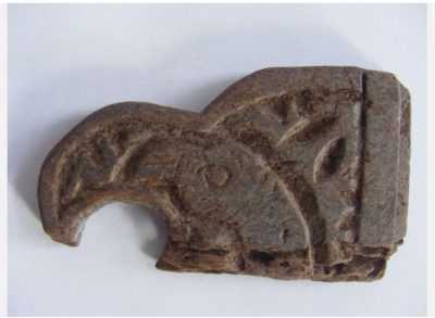 Rare Early Islamic Carved Wood Fragment Eagle Egypt c1000 AD ancient Antiquities 12