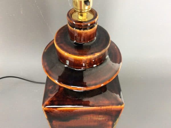 Large Mid Century Studio Pottery Table Lamp - Image 4