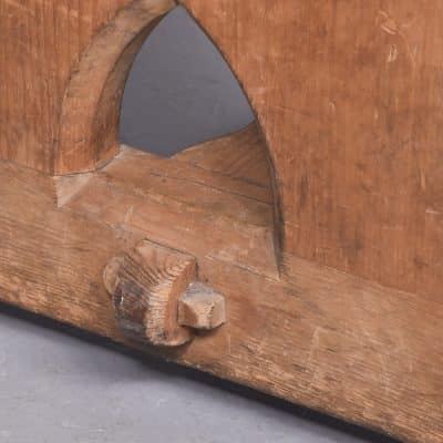 Large 19th Century Gothic Pine Refectory Table from North Leith Parish Church Antique Tables 6