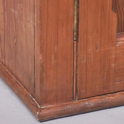 Pitch Pine 2 Door Cabinet Antique Cupboards 4