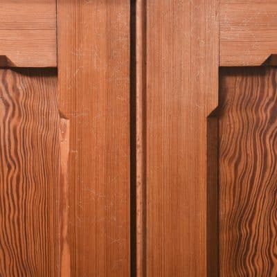 Pitch Pine 2 Door Cabinet Antique Cupboards 6