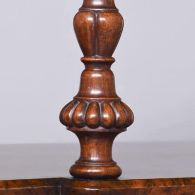 Exhibition Mid-Victorian Burr-Walnut Whatnot Antique Furniture 8