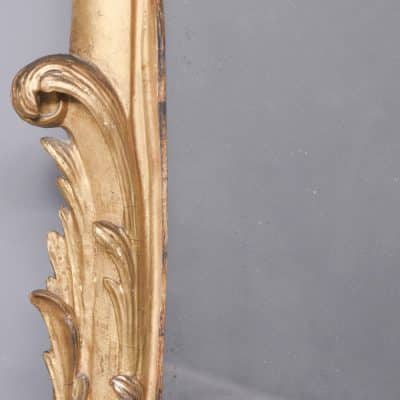 A Mid-19th Century Carved Wood and Gilded Wall Mirror gilded Antique Mirrors 8