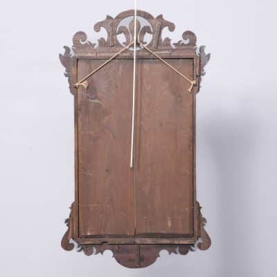 Chippendale Style Open Fret Mahogany and Giltwood Wall Mirror - Image 7