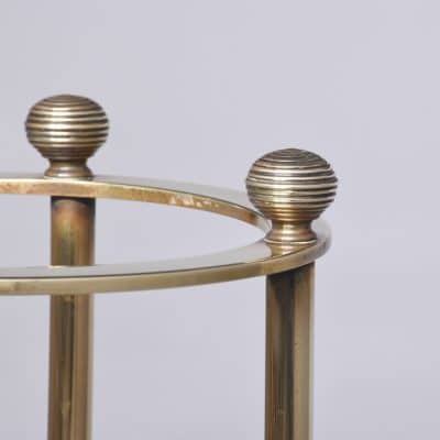 Mid Victorian Brass and Cast-Iron Circular Stick Stand - Image 3