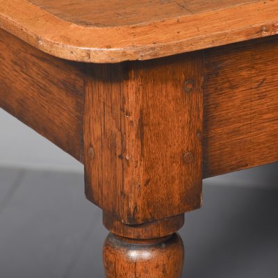 Victorian Oak Side Table Antique Furniture 4