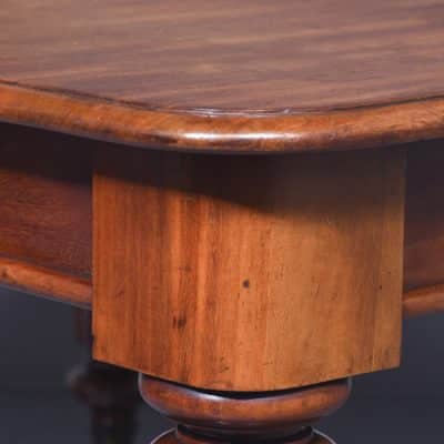 Victorian Mahogany Dining Table with Extra Leaf Antique Tables 6