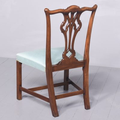 Set of 12 Dining Chairs and Mahogany Table Antique Furniture 13